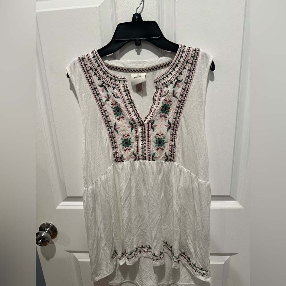 Embroidered Tank
